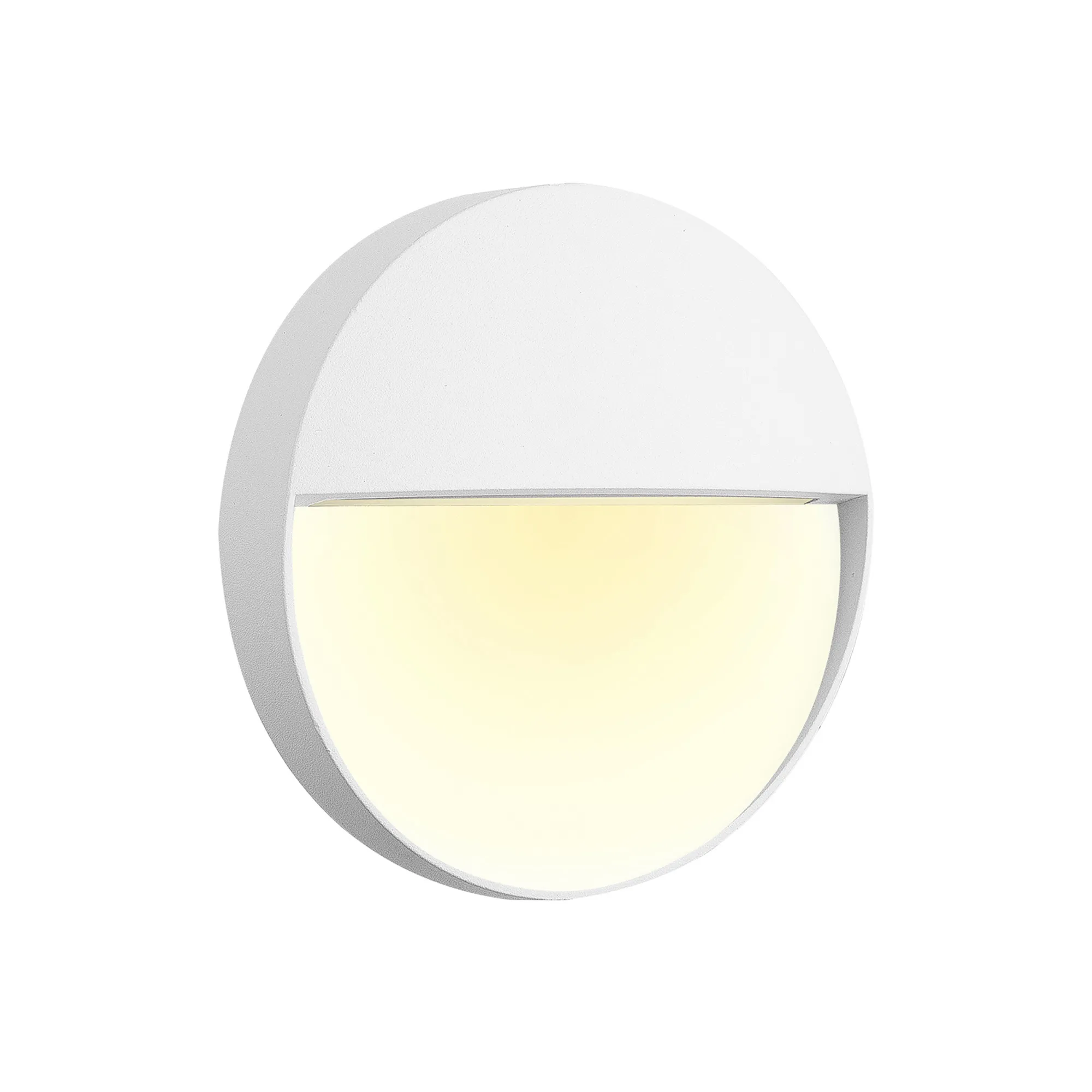 M7014  Baker Small Round Wall Lamp 3W LED IP54 Sand White